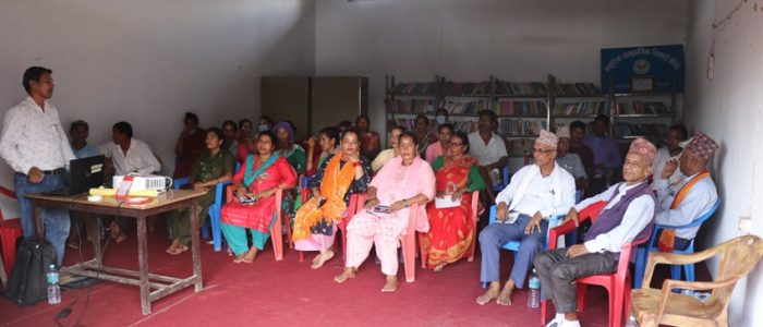 मसुरियामा सन्चालित बीउ उत्पादन सम्बन्धी घुम्ति तालिम